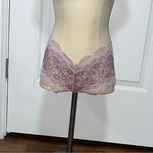 Lace Trim Women's Intimate in Lavender